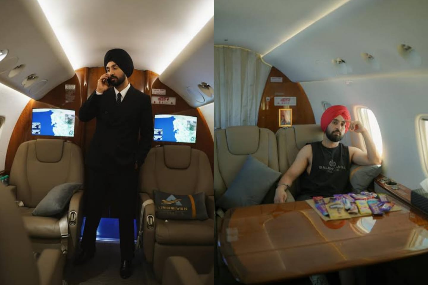 Punjabi Heartthrob Diljit Dosanjh Flaunts Pictures Of Private Jet Fans