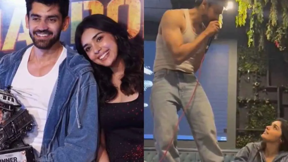 Avinash Mishra and Eisha Singh Viral Video