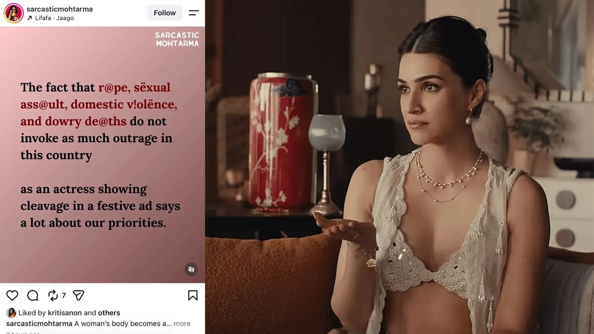 Did Kriti Sanon Hit Back at Her Raksha Bandhan Ad Trolls? GIVA Controversy, Delhi Rape Case and Her Viral Instagram Like Explained