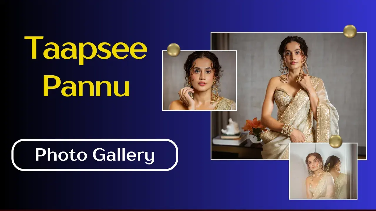 Photo Gallery: Taapsee Pannu Exudes Elegance in a Stunning Saree