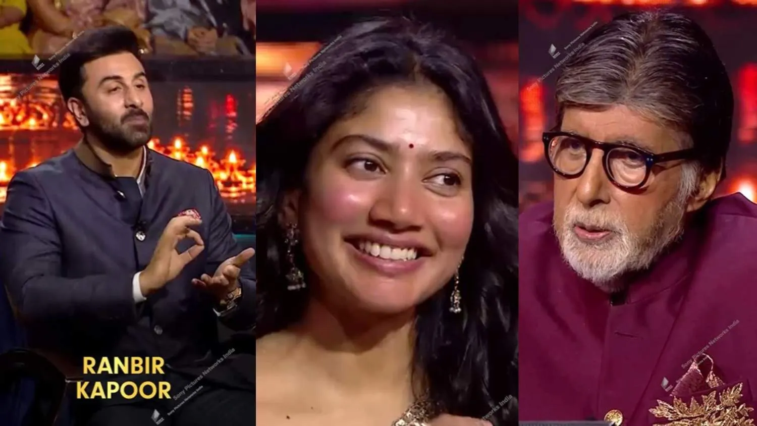 Ranbir Kapoor & Sai Pallavi At KBC 18 With Amitabh Bachchan