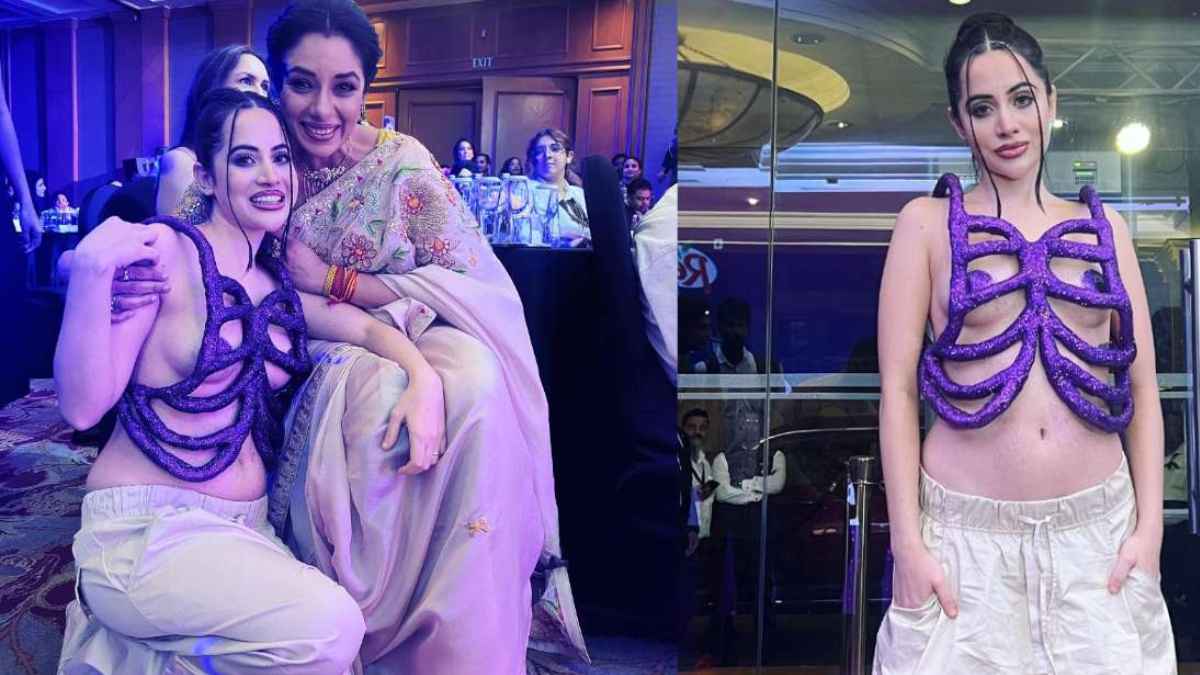 Actor Urfi Javed meets Anupama at the event namely Sabki's Favourite!