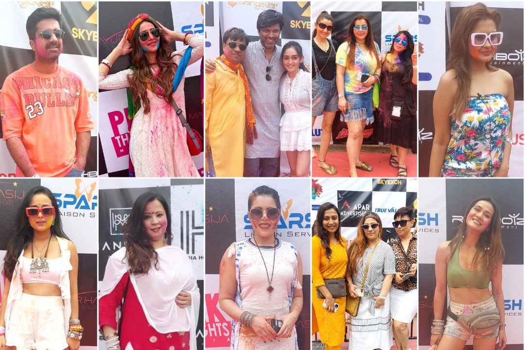 Mumbai Celebrates Holi Invasion with Top Celebrities, Music, and Colorful Ambiance!