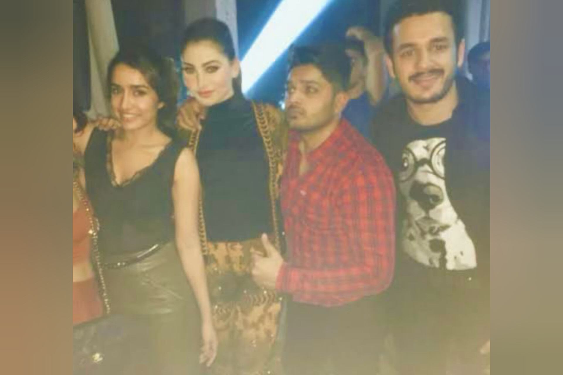 Urvashi Rautela and Akhil Akkineni’s 7 year old pic from Shraddha Kapoor’s birthday party goes viral-Check out their cute throwback picture now!