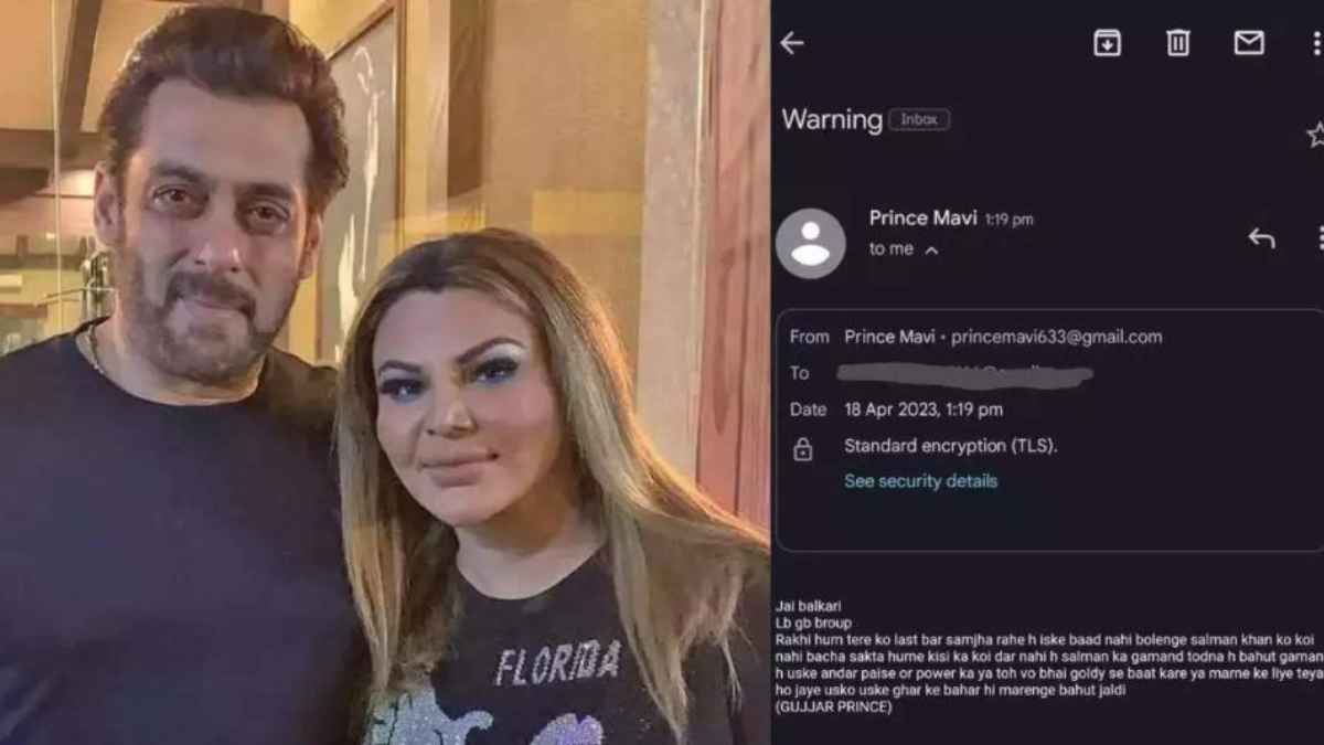 Rakhi Swawant got a warning mail from Lawrence Bishnoi gang threatening and stay away from Salman khan's matter!