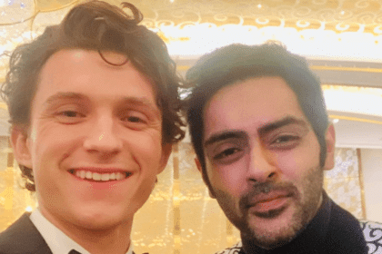 Tom Holland took a Selfie with Karan Singh Chhabra