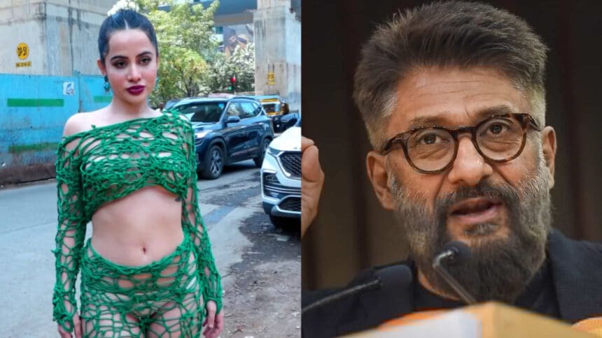 Uorfi javed makes fun of Vivek agnihotri’s ‘Costume slaves’ comment; Here’s what she said!