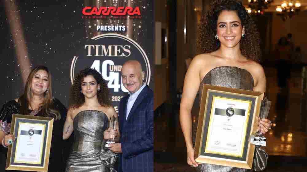 Sanya Malhotra Honored with Inspiring Millennial Actor Award