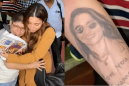 Tamannaah Bhatia Overwhelmed as Fan Tattoos Her Face, Touches Feet in Touching Gesture