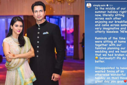 Asin Denies Divorce Rumors, Enjoys Summer Vacation with Husband Rahul Sharma