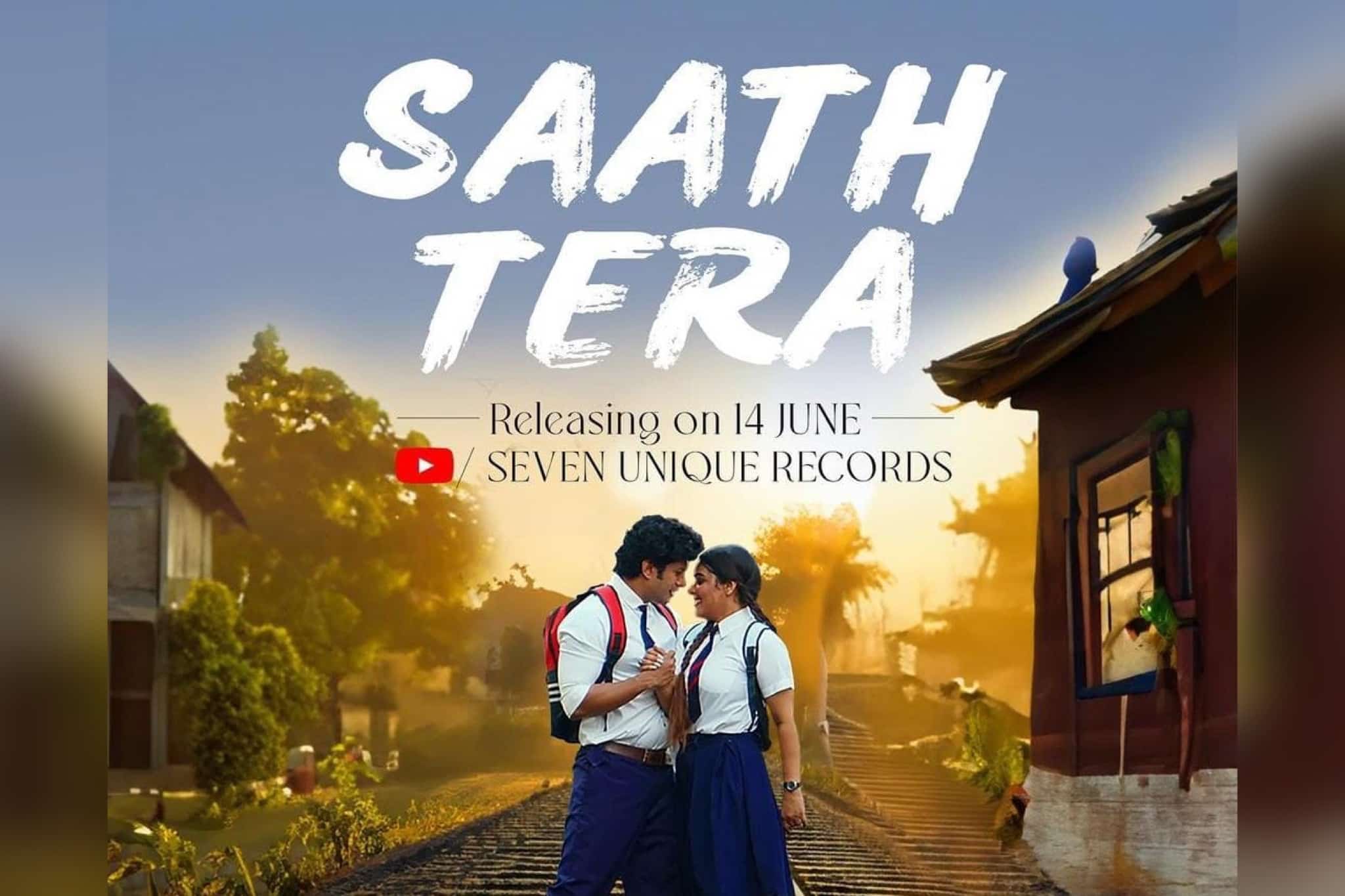 Viewers love Saath Tera music video starring beautiful actress Aaria k in lead role