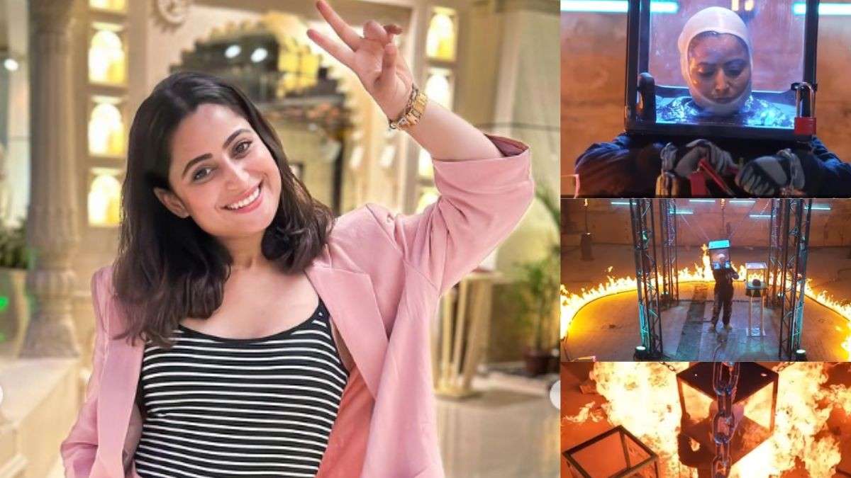 Aishwarya Sharma Sets Fire to Khatron Ke Khiladi 13 with Fearless Stunt! Life at Risk – Comments Fans