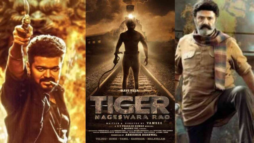 Leo’s Telugu Theatrical Deal Under Review Amidst Competition from Tiger Nageswara Rao and Bhagavanth Kesari