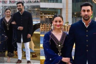 Alia Bhatt and Ranbir Kapoor Radiate Elegance in Traditional Outfits at IOC Session Opening Ceremony in Mumbai