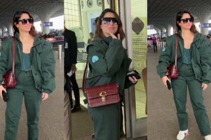 Tamannaah Bhatia’s Air Port Style: Dull Green Solace Meets Luxury With Articulation Sack