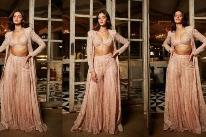 Ananya Panday Disregards Lehengas For This Delicate Pink Co-ord Coat Set Worth Rs. 2.8 Lakh