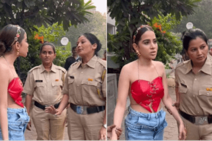 The Viral Video Of Urfi Javed’s Alleged Arrest for Bold Clothes