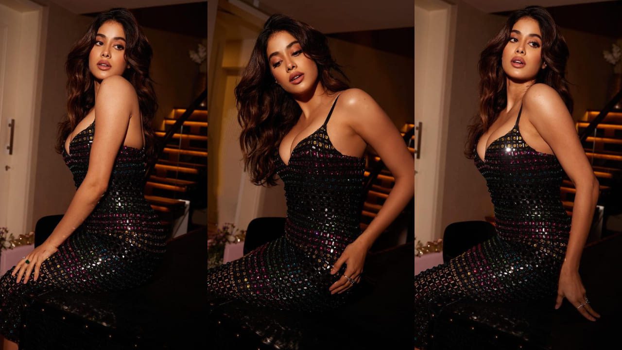 Janhvi Kapoor In Noir Glitz In The Party-Prepared Bodycon Dress And It’s Too ‘HAWT’