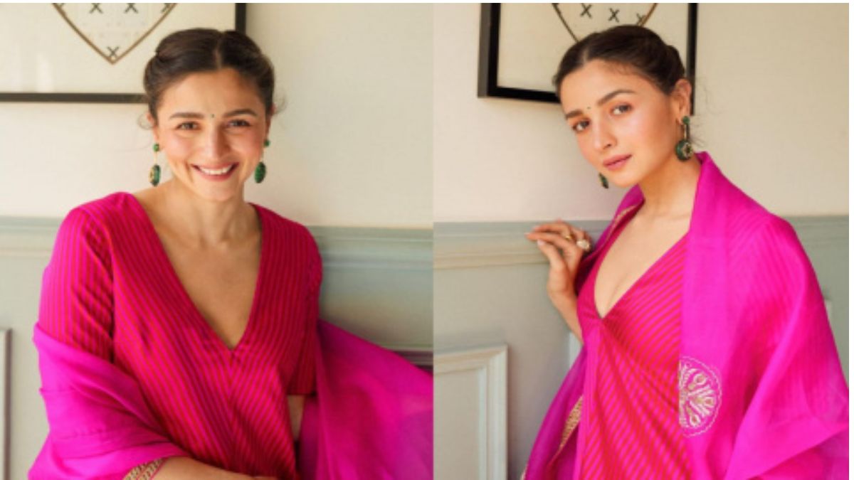 Alia Bhatt’s Obsession With Kurta Sets Hits The Mood High, THIS Time In Beautiful Pink Tone