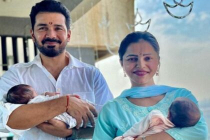 Parents Rubina Dilaik And Abhinav Shukla Drop First Pics With Twins; Uncover Their Names