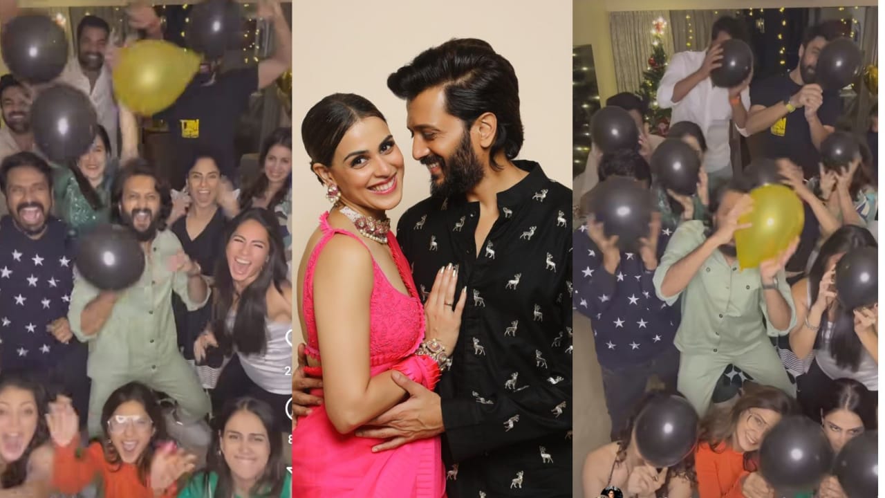 Ritesh Deshmukh Celebrates His Birthday With Wife Genelia And Other Industry Friends