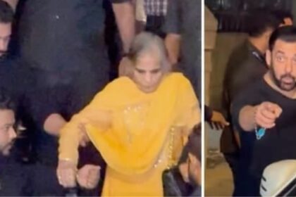 Salman Khan Helps Mother With Getting Down Steps at Sohail Khan’s Birthday Party, Cautions Media To Keep Distance