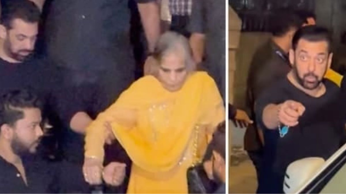 Salman Khan Helps Mother With Getting Down Steps at Sohail Khan’s Birthday Party, Cautions Media To Keep Distance