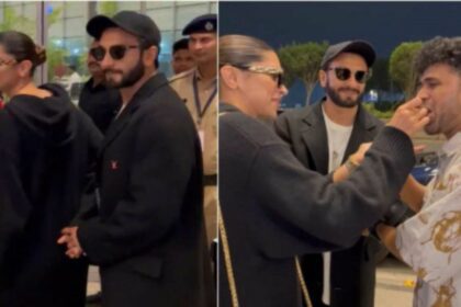 Deepika Padukone-Ranveer Singh Spotted At Mumbai Airport, Celebrates Birthday With Paparazzi