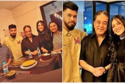 Shruti Haasan Celebrated New Year with father Kamal Haasan, BF Shantanu Hazarika