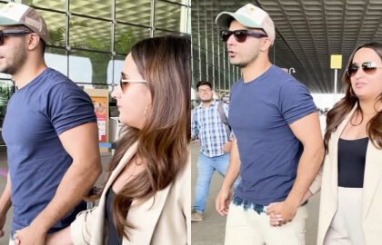 Future Parents After Learning Of Natasha Dalal’s Pregnancy At The Airport, Varun Dhawan Makes Her First Public Appearance.
