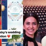 Rakul Preet Singh-Jackky Bhagnani’s Wedding Greeting Radiates Imperial Energies; Look At Their Hashtag