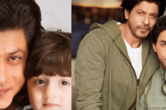 Shah Rukh Khan Plays Football at Home with their Sons Aryan and Abram