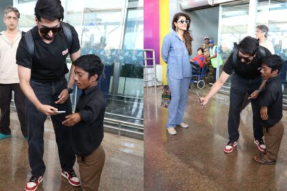 Ayushmann Khurrana’s Heartwarming Gesture at Mumbai Airport: A Selfie Moment with a Special Fan