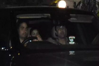 Akash Ambani and Shloka Mehta Along With Ranbir Kapoor and Alia Bhatt Spotted Driving in Mumbai.
