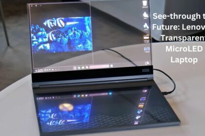 Lenovo Unveils World's First Transparent MicroLED Laptop