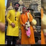 Newlyweds Rakul Preet Singh and Jackky Bhagnani Seek Blessings at Kamakhya Temple