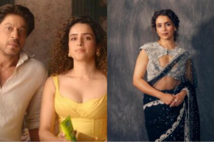 Sanya Malhotra Is Beaming With Happiness As She Works With Shah Rukh Khan Once More Following “Jawan.”
