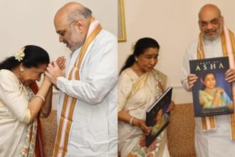 Celebrating the Legendary Asha Bhosle: A Special Encounter with Home Minister Amit Shah