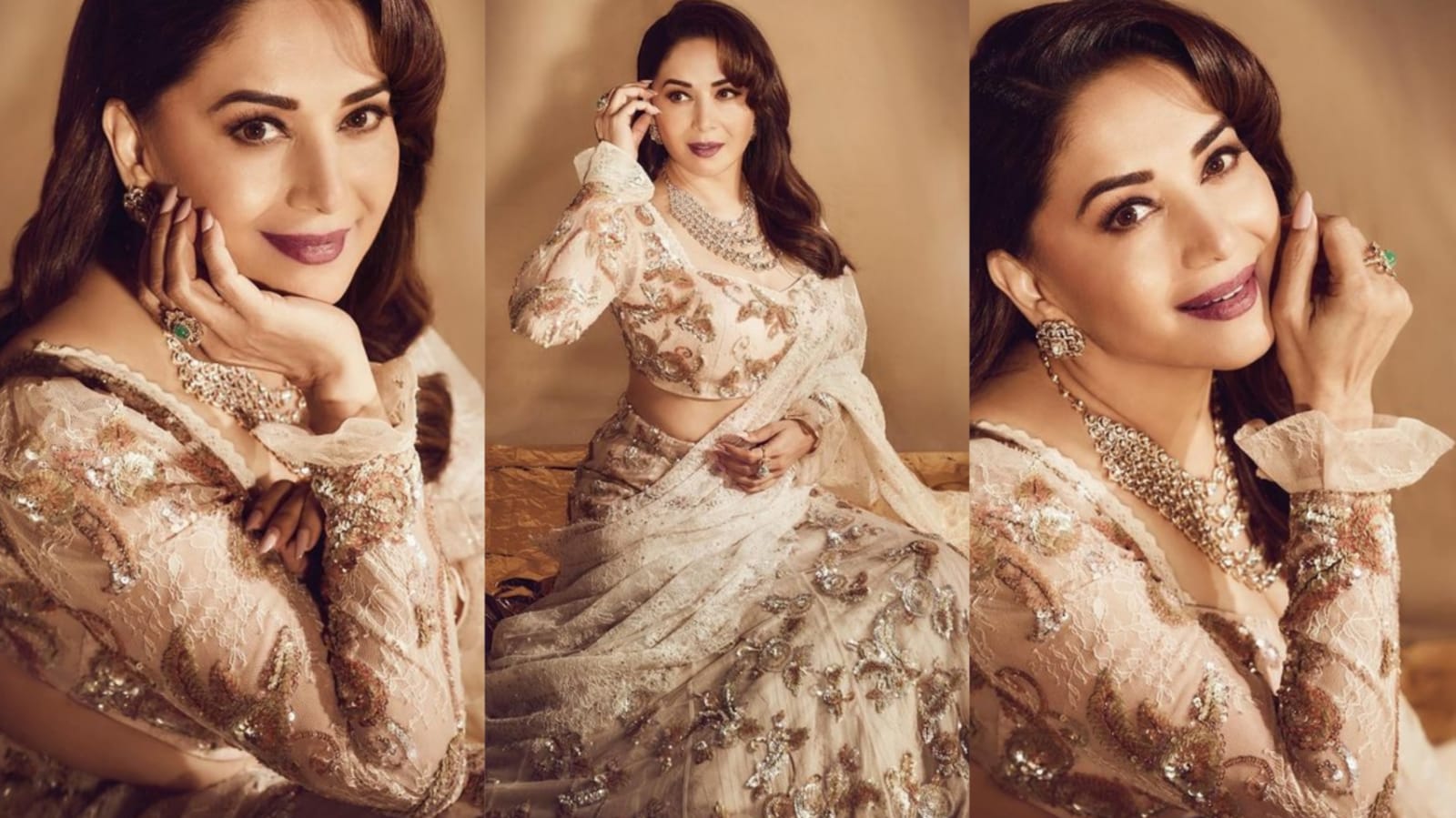 Madhuri Dixit Raises The Standard For Classic Elegance And Timeless Allure With Her Airy Lehenga Costume