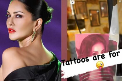 A Fan Of Actress And Businesswoman Sunny Leone Gets A Tattoo Of The Diva’s Face On His Arms; The Video Goes Viral!