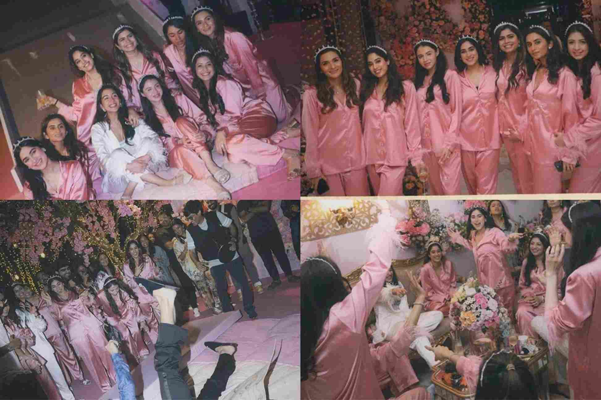 Janhvi Kapoor Shares Exclusives From Radhika Merchant’s Pink Themed