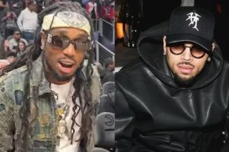 Quavo Fires Back at Chris Brown in Explosive Diss Track:crackhead Micheal Jackson