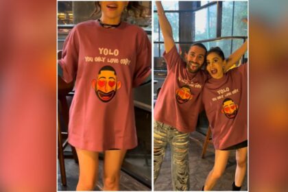 Uorfi Wears  A Customised Orry T shirt BFF vibes all the way