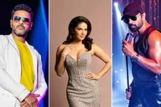 Sunny Leone Travels To Muscat For A Shoot In Collaboration With Himesh Reshammiya and Prabhudeva