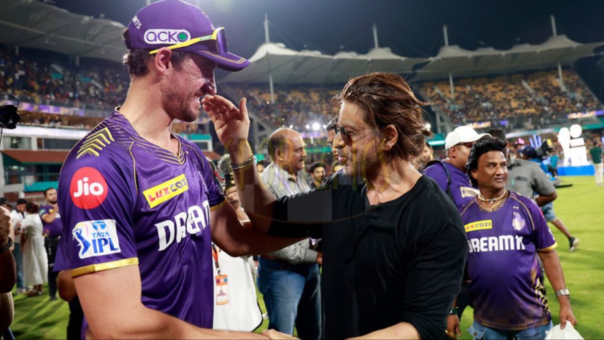 Shah Rukh Khan Gives A Warm Hug To Mitchell Starc At The IPL Stadium & It’s Gonna Win Your Heart - WATCH