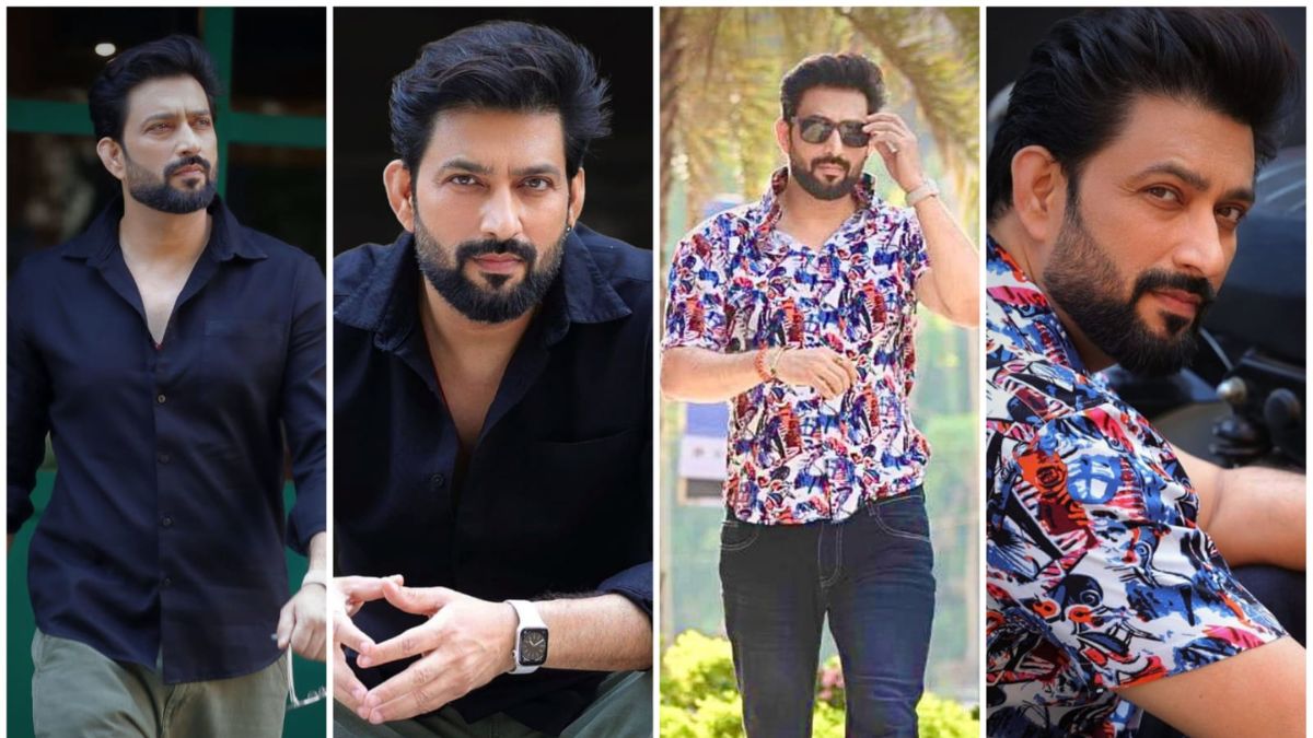 Aadesh Chaudhary's Bold Blue Shirt And Patterns C Fashion