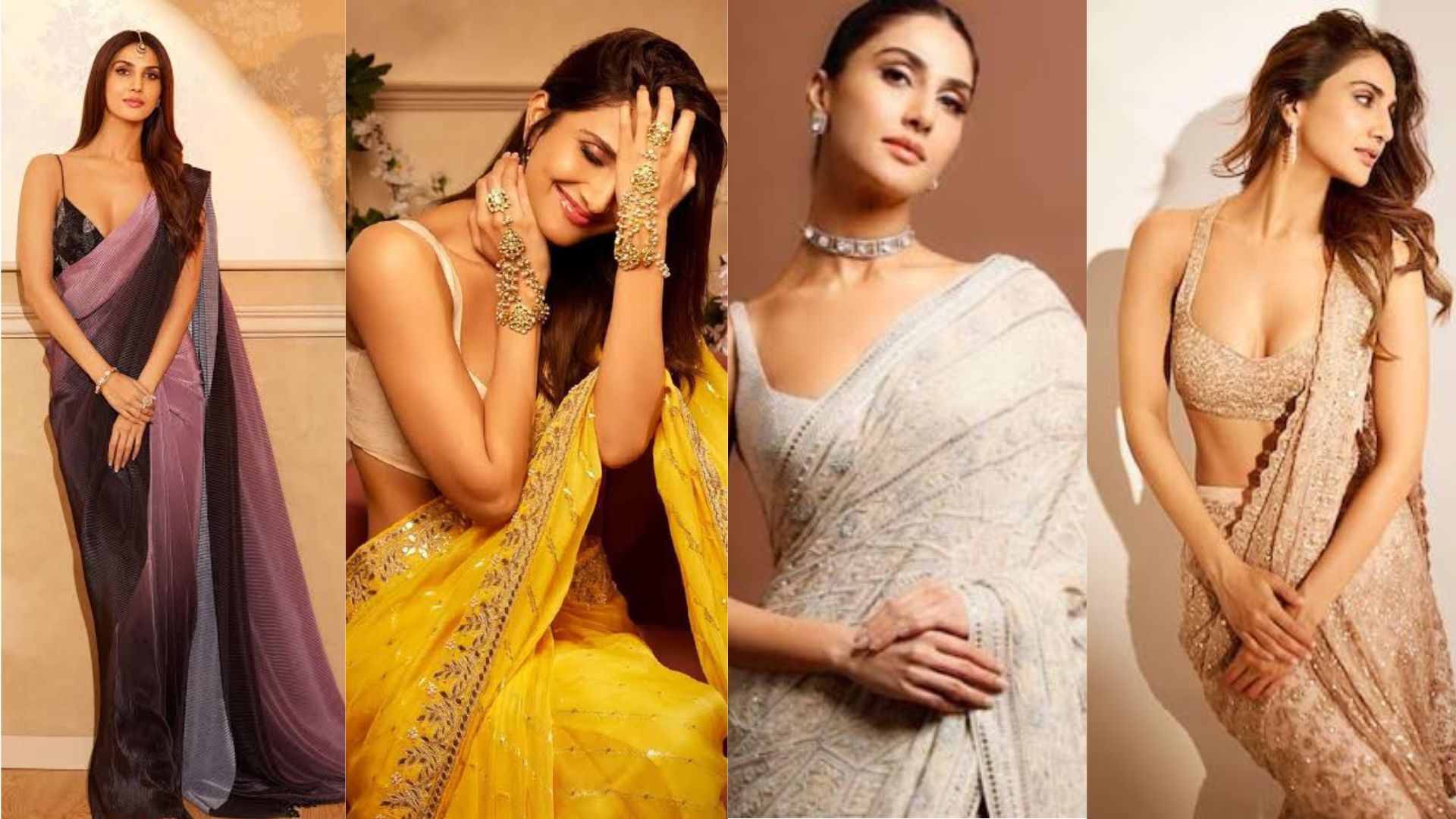 Vibrant And Trendy Sarees Inspired By Vani Kapoor For Rakshabandhan