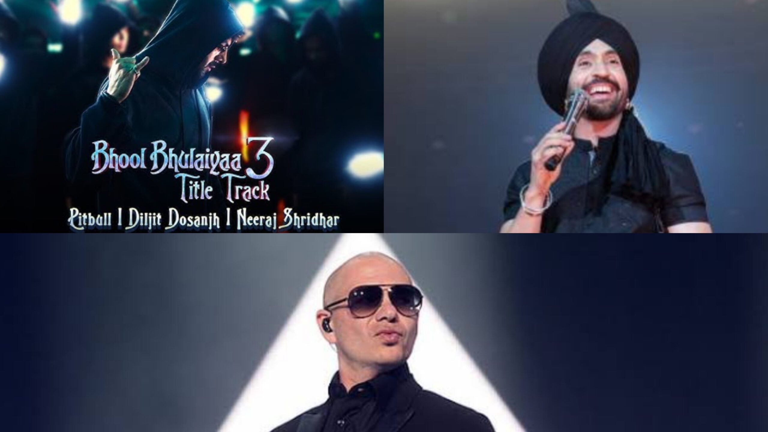 International Sensation Pitbull Collaborates With Diljit Dosanjh For Bhool Bhulaiyaa 3